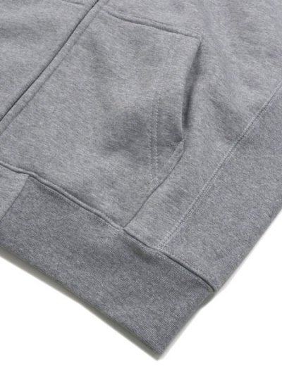 画像4: 【送料無料】PRO CLUB HW BASIC ZIP-UP HOODIE HEATHER GREY