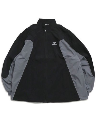 画像1: 【送料無料】PRO CLUB COMFORT WIDE TRACK JACKET BLACK