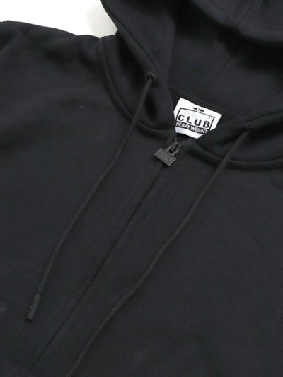 画像3: 【送料無料】PRO CLUB HW BASIC ZIP-UP HOODIE ANTHRACITE BLACK