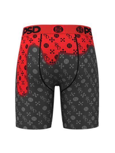画像2: PSD WF LUX DRIP BOXER BRIEF GREY/RED
