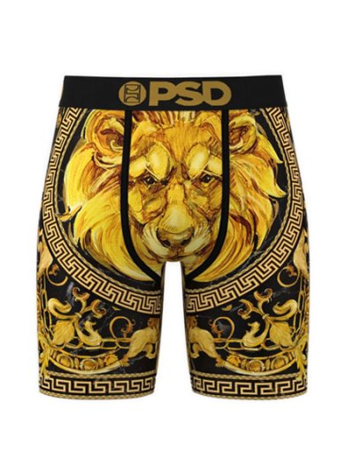画像1: PSD GREEK GOLD BOXER BRIEF GOLD/BLACK