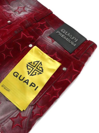 画像6: 【送料無料】GUAPI VELVET RED STARS DENIM