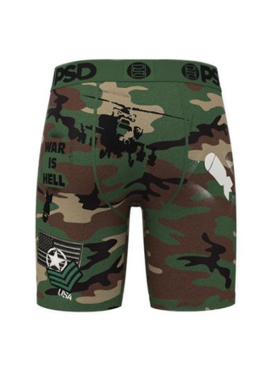 画像2: PSD WF BOMBER BOXER BRIEF GREEN/BROWN