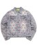画像1: 【送料無料】GUAPI AQUA BLUE EMBELLISHED DENIM JACKET V3 (1)
