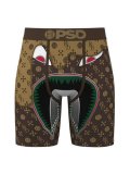 PSD WF LUXE DRIPS BOXER BRIEF BROWN/GRN/RED