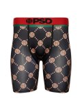 PSD EMBLEM LUXE BOXER BRIEF BLACK/RED/GOLD