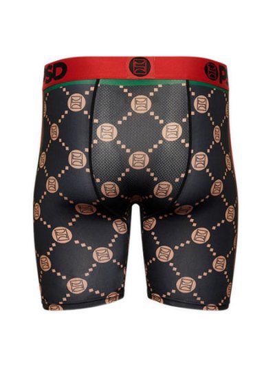 画像2: PSD EMBLEM LUXE BOXER BRIEF BLACK/RED/GOLD