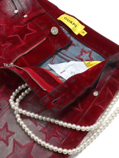 画像5: 【送料無料】GUAPI VELVET RED STARS DENIM