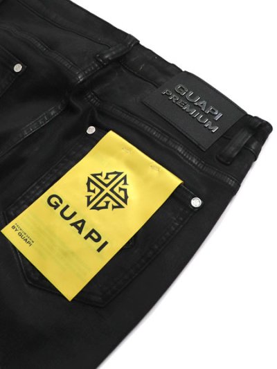 画像5: 【送料無料】GUAPI OBSIDIAN BLACK MOSAIC DENIM