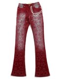 【送料無料】GUAPI VELVET RED STARS DENIM