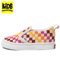 【KIDS】VANS TODDLER SLIP-ON V RETRO RAINBOW CHECKER