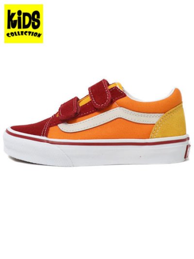 画像1: 【KIDS】VANS KIDS OLD SKOOL V RETRO RAINBOW MULTI