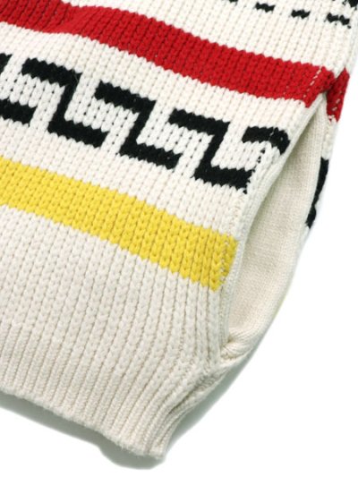 画像4: 【送料無料】PENDLETON L/S WESTERLEY ZIP UP CARDIGAN IVORY