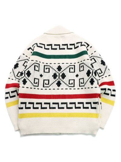画像2: 【送料無料】PENDLETON L/S WESTERLEY ZIP UP CARDIGAN IVORY