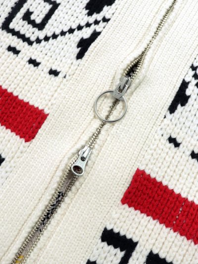 画像5: 【送料無料】PENDLETON L/S WESTERLEY ZIP UP CARDIGAN IVORY