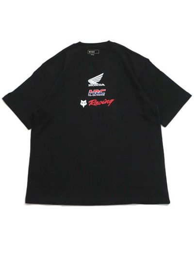 画像2: 【送料無料】FOX RACING HONDA OVERSIZED TEE BLACK