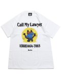 MARKET SMILEY CALL MY LAWYER BEAR TEE WHITE