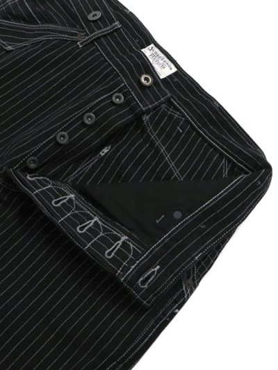 画像4: 【送料無料】SCHOTT OLD HICKORY DENIM PANTS BLACK