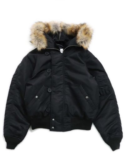 画像1: 【送料無料】AVIREX N-2B COMMERCIAL BLACK