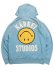 画像1: 【送料無料】MARKET SMILEY UPSIDE DOWN LOCKUP HOODIE RETRO BL (1)