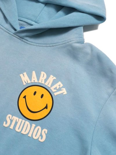 画像3: 【送料無料】MARKET SMILEY UPSIDE DOWN LOCKUP HOODIE RETRO BL
