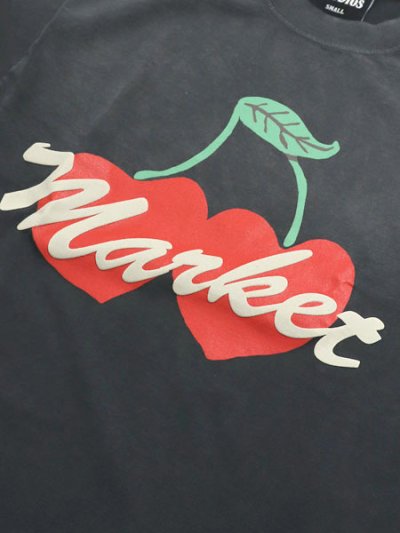 画像3: MARKET DOUBLE CHERRIES TEE PIRATE BLACK