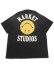 画像1: MARKET SMILEY UPSIDE DOWN LOCKUP TEE JET BLACK (1)