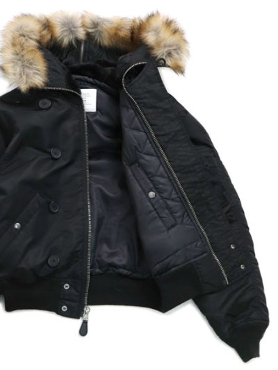 画像8: 【送料無料】AVIREX N-2B COMMERCIAL BLACK