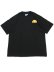 画像1: MARKET SMILEY PEEK-A-BOO POCKET TEE JET BLACK (1)