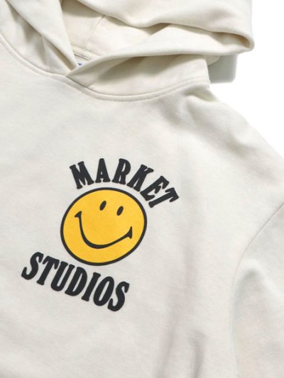 画像3: 【送料無料】MARKET SMILEY UPSIDE DOWN LOCKUP HOODIE U.CTTN