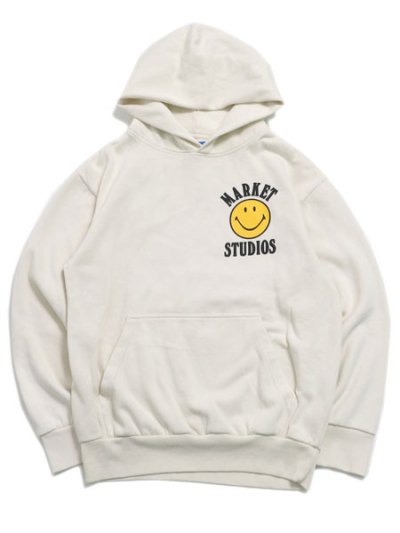 画像2: 【送料無料】MARKET SMILEY UPSIDE DOWN LOCKUP HOODIE U.CTTN