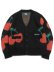 画像1: 【送料無料】MARKET DOUBLE CHERRIES KNIT CARDIGAN (1)