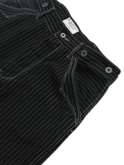 画像3: 【送料無料】SCHOTT OLD HICKORY DENIM PANTS BLACK