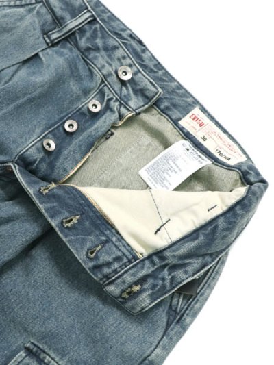 画像4: 【送料無料】EVISU HT,CARG JEANS W/SASHIKO SEAGULL EMB IND