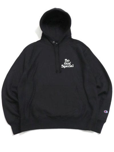 画像2: 【送料無料】NOTHIN' SPECIAL LOGO PULLOVER BLACK