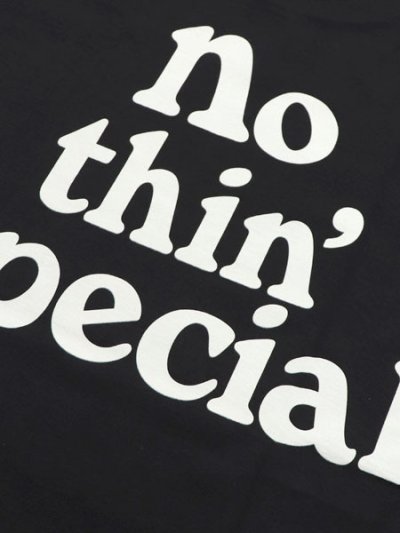 画像4: NOTHIN' SPECIAL LOGO TEE BLACK