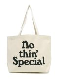 NOTHIN' SPECIAL LOGO TOTE NATURAL
