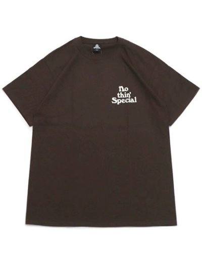 画像2: NOTHIN' SPECIAL LOGO TEE DARK BROWN