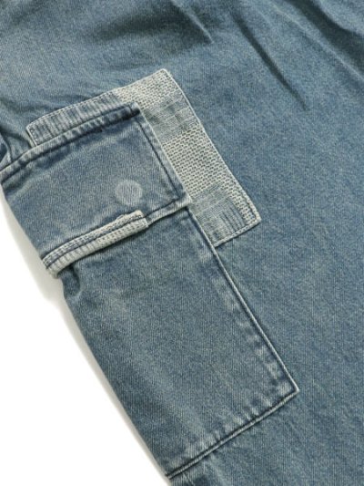 画像7: 【送料無料】EVISU HT,CARG JEANS W/SASHIKO SEAGULL EMB IND