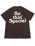 NOTHIN' SPECIAL LOGO TEE DARK BROWN