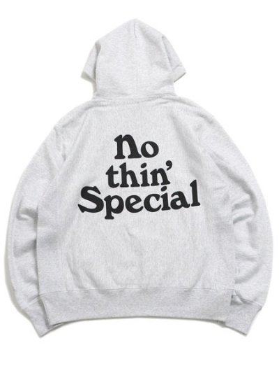 画像1: 【送料無料】NOTHIN' SPECIAL LOGO PULLOVER ASH