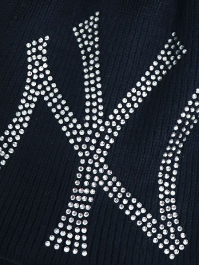 画像3: NEW ERA BASIC BEANIE BIG RHINESTONE YANKEES NAVY