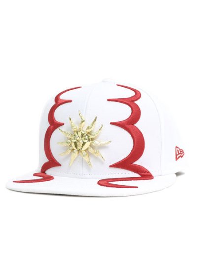 画像1: NEW ERA 59FIFTY TARO OKAMOTO TAIYO PINS WHITE