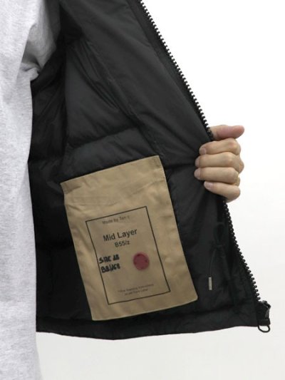 画像8: 【送料無料】Ten-c NYLON MICRO FIBRE TOUCH DOWN FILLED BLACK