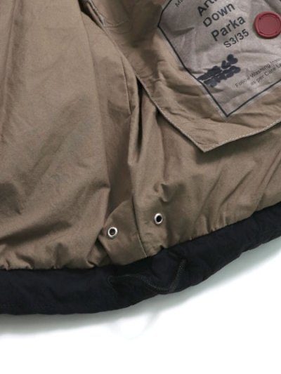 画像3: 【送料無料】Ten-c ARTIC DOWN PARKA BLACK