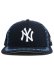 画像2: NEW ERA LP 59FIFTY ROSE EMBROIDERY YANKEES NAVY (2)