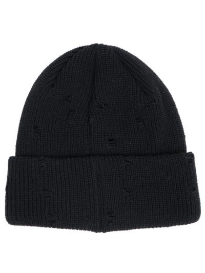 画像2: NEW ERA RIB CUFF KNIT DAMAGE BLACK