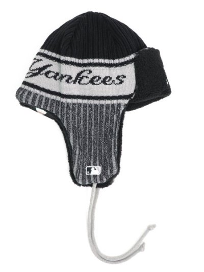 画像2: NEW ERA KNIT TRAPPER YANKEES BLACK