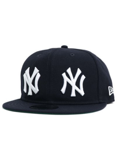 画像1: NEW ERA 9FIFTY SOFT BUCKRAM DOUBLE LOGO CTWN NYY