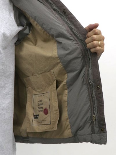 画像9: 【送料無料】Ten-c ARTIC DOWN PARKA IRON GREY